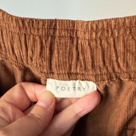 Poetry Brown Wide Leg Corduroy Trousers - Picture 5 of 11